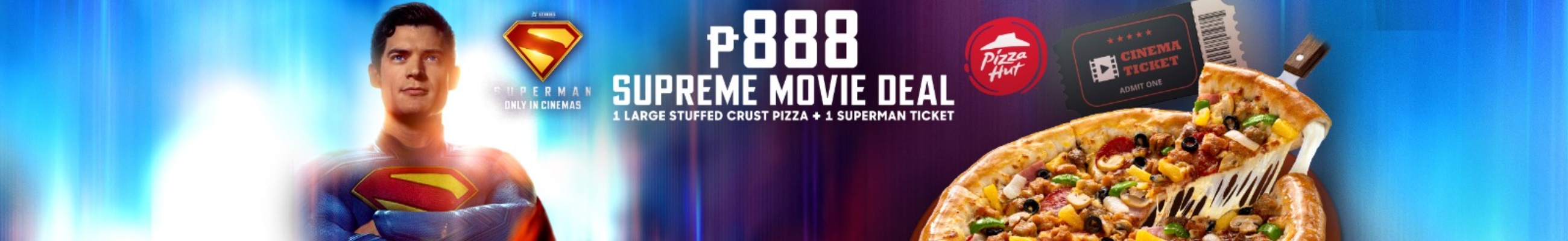 Pizza Hut x Superman